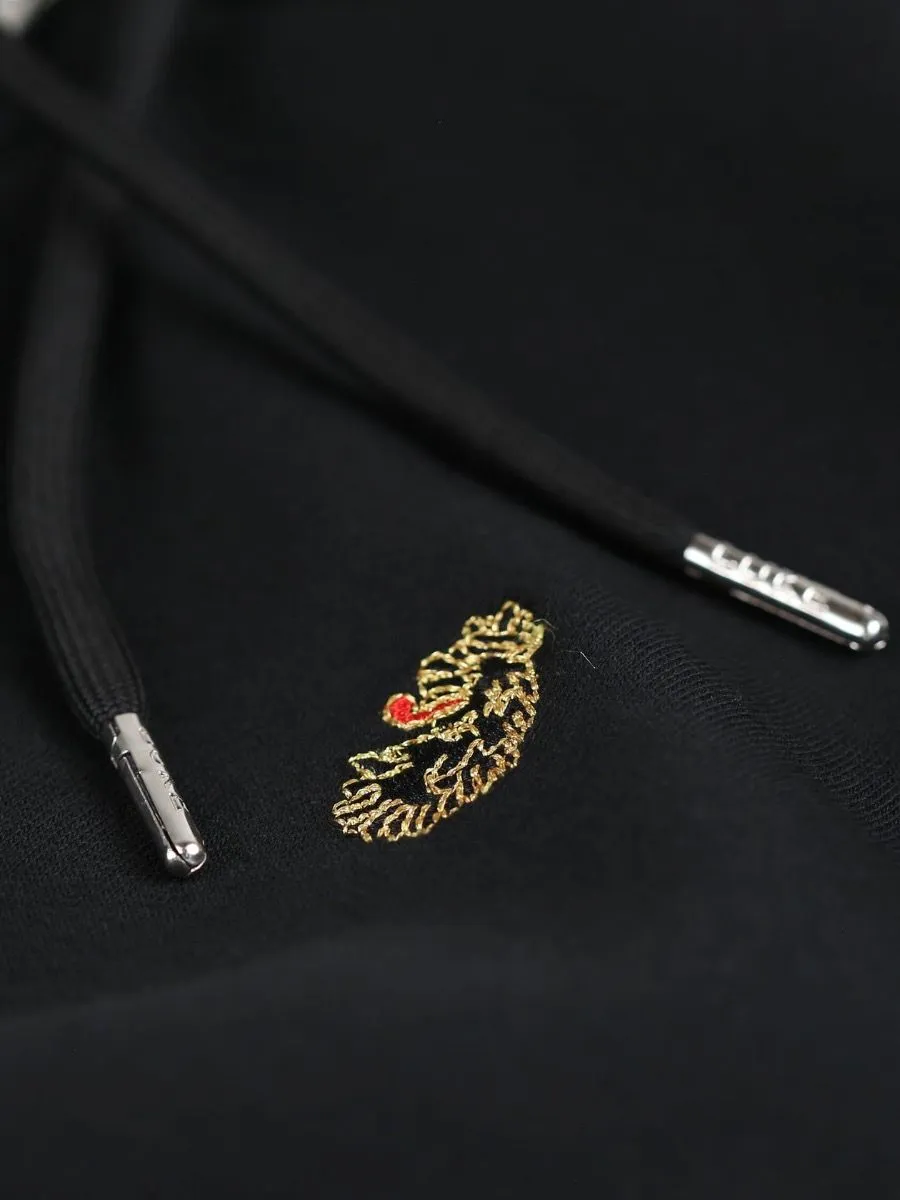 Luke 1977 Berlin Jet Black Zip Hoodie