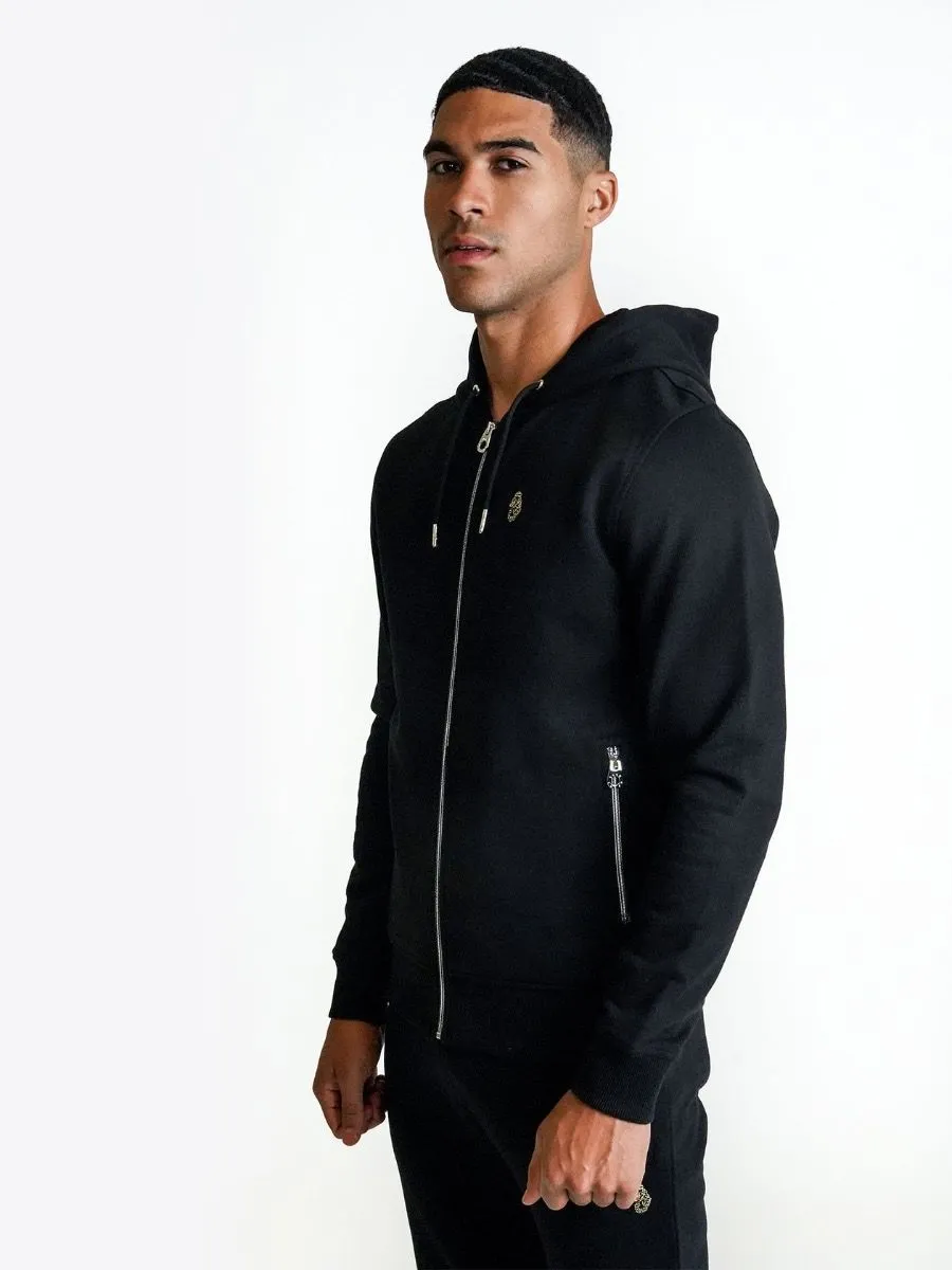 Luke 1977 Berlin Jet Black Zip Hoodie