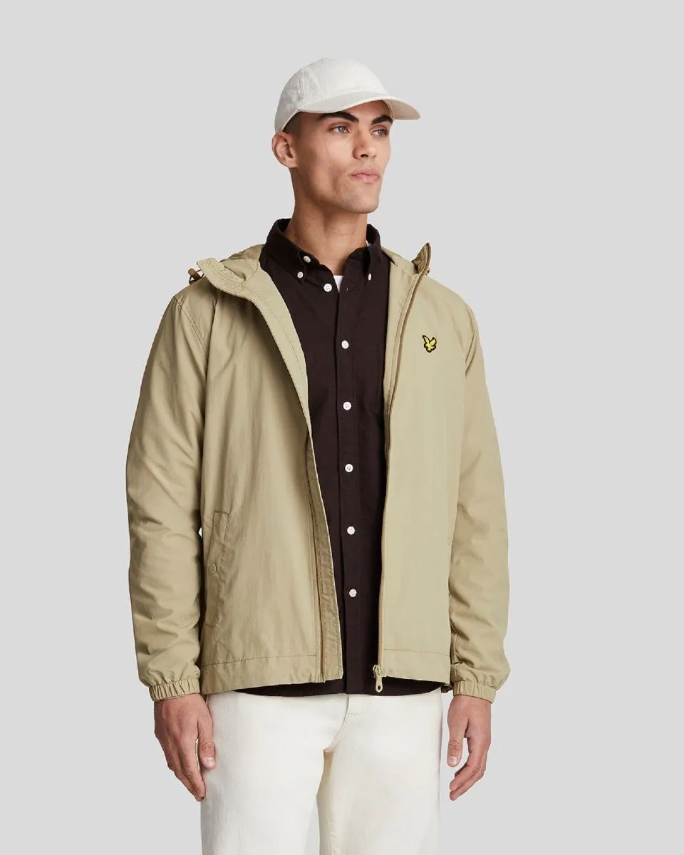 Lyle and Scott Zip Through Jacket Sage Uniform