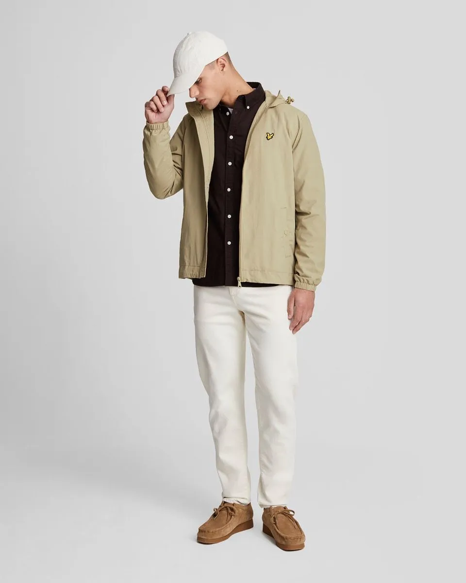 Lyle and Scott Zip Through Jacket Sage Uniform