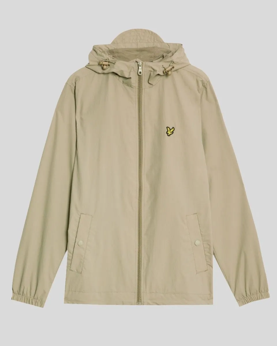 Lyle and Scott Zip Through Jacket Sage Uniform