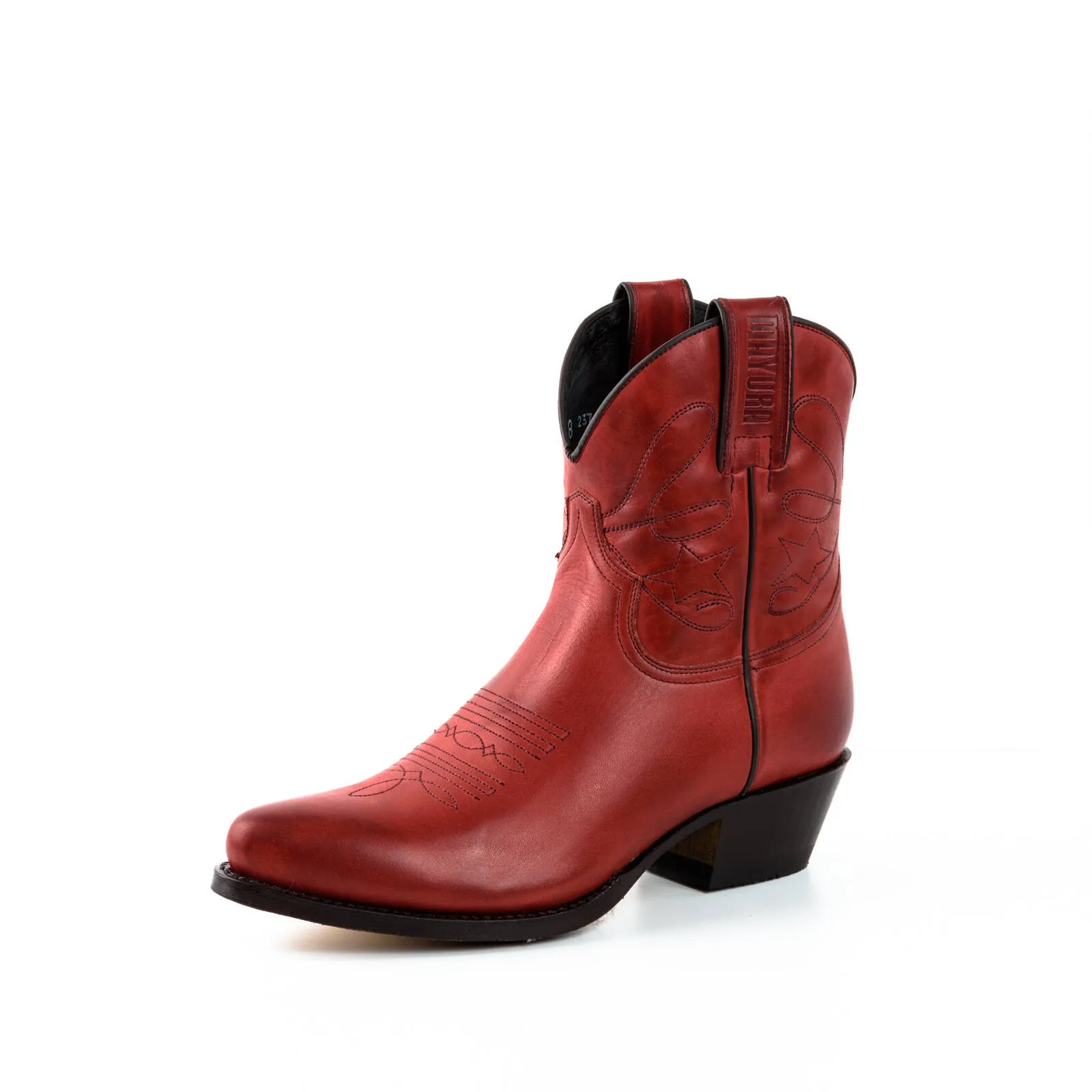 Mayotte red leather boots 2374