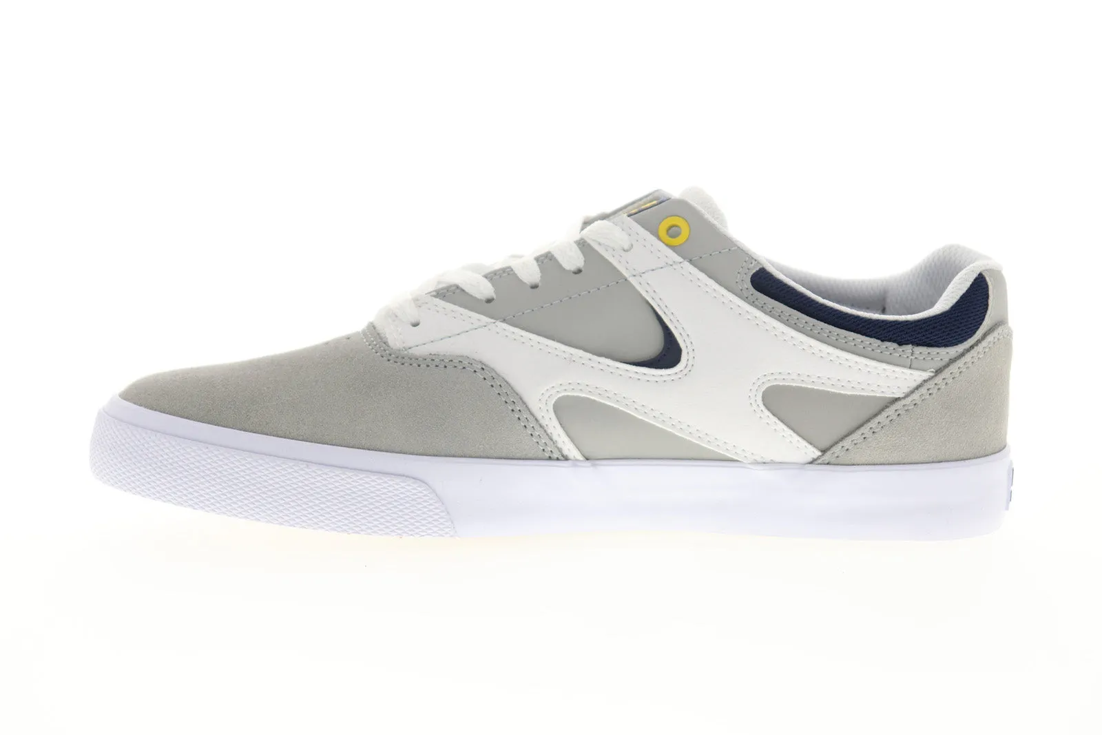 Mens Gray Suede Lace Up Skate Sneakers Shoes - DC Kalis Vulc ADYS300569