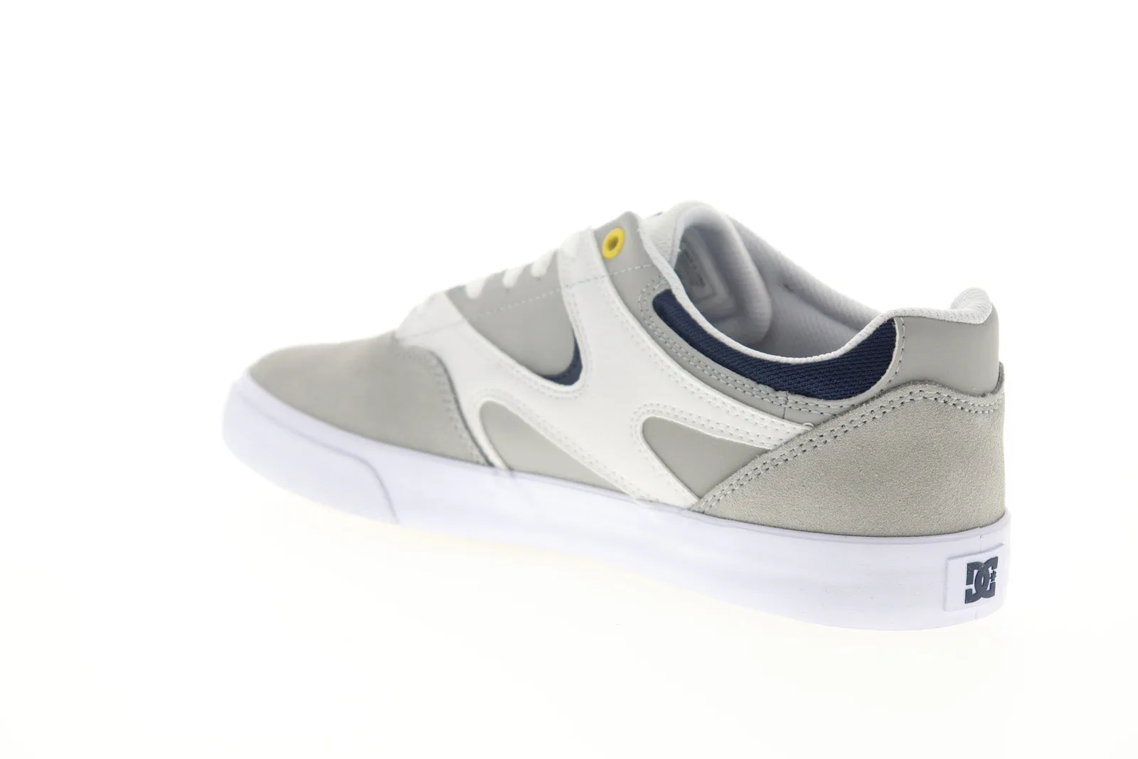 Mens Gray Suede Lace Up Skate Sneakers Shoes - DC Kalis Vulc ADYS300569