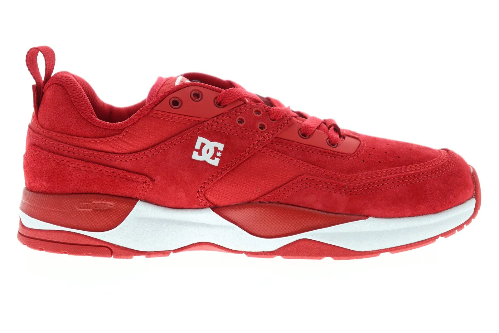 Mens Red Suede Low Top Skate Sneakers Shoes for Google.