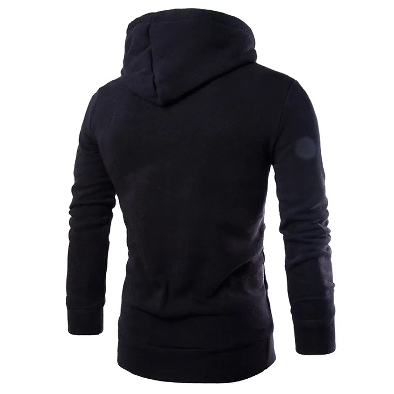 Men's Zipper Hoodies Clearance - Casual Solid Color Sweatshirts US