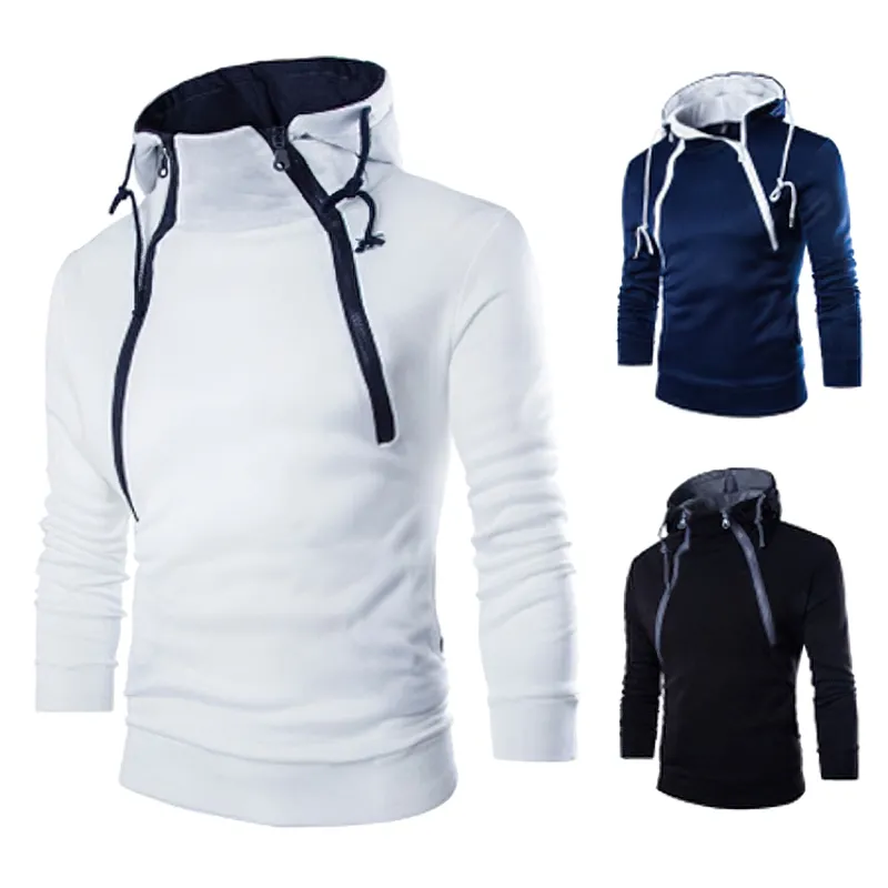 Men's Zipper Hoodies Clearance - Casual Solid Color Sweatshirts US