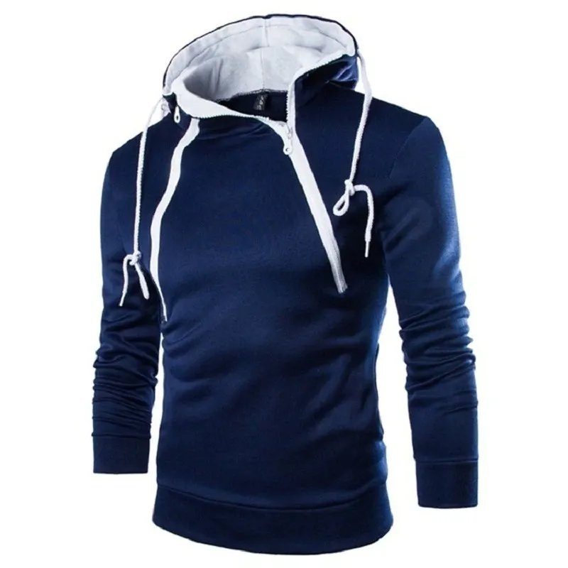 Men's Zipper Hoodies Clearance - Casual Solid Color Sweatshirts US