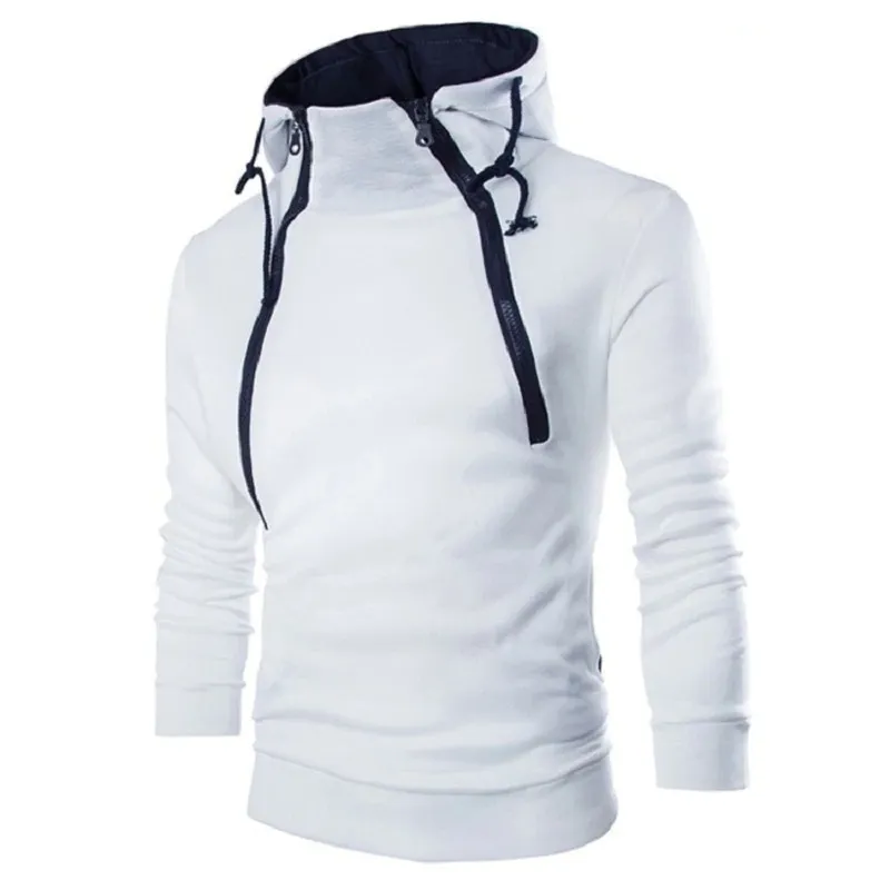 Men's Zipper Hoodies Clearance - Casual Solid Color Sweatshirts US