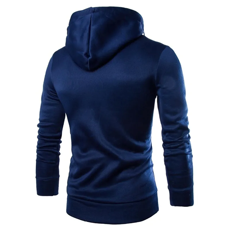 Men's Zipper Hoodies Clearance - Casual Solid Color Sweatshirts US