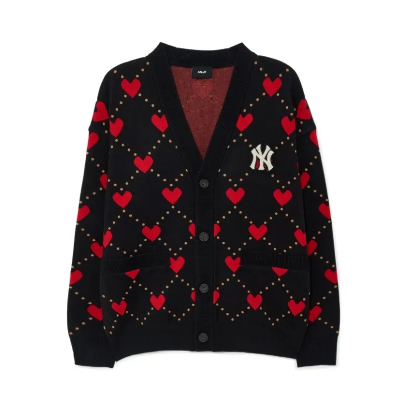 MLB Korea Casual Street Style Logo Cardigans