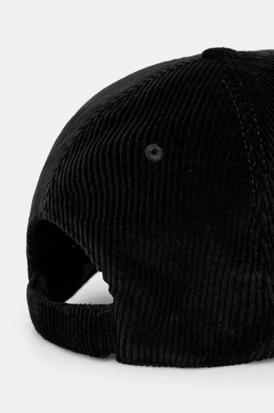 Napapijri black corduroy baseball cap F-Aar NP0A4IB20411