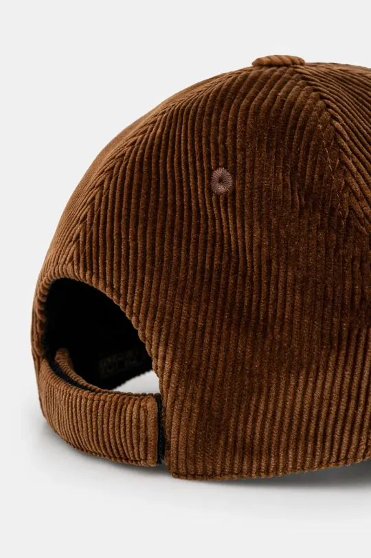 Napapijri brown corduroy baseball cap F-Aar NP0A4IB2W0B1