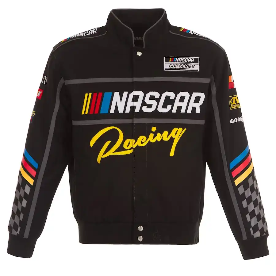 Nascar Black Twill Driver Uniform Jacket