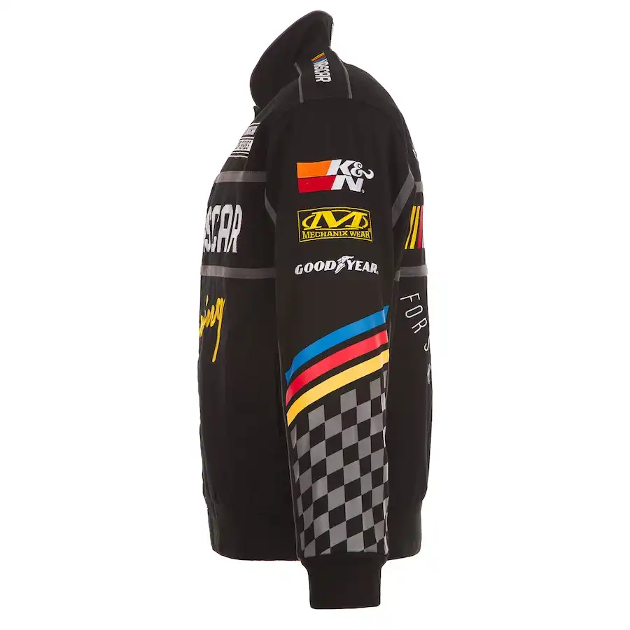 Nascar Black Twill Driver Uniform Jacket