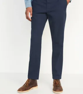 Navy Men's Chino Pants with Flex Rotation and Straight Fit