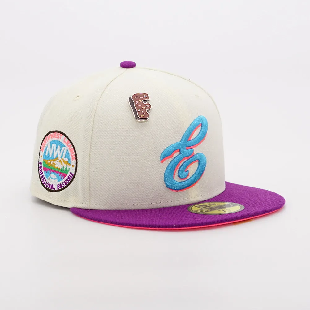 Eugene Emeralds 59FIFTY MILB 2 Tone Cap with NWL Side Patch, Exclusive to Franchise Stores.