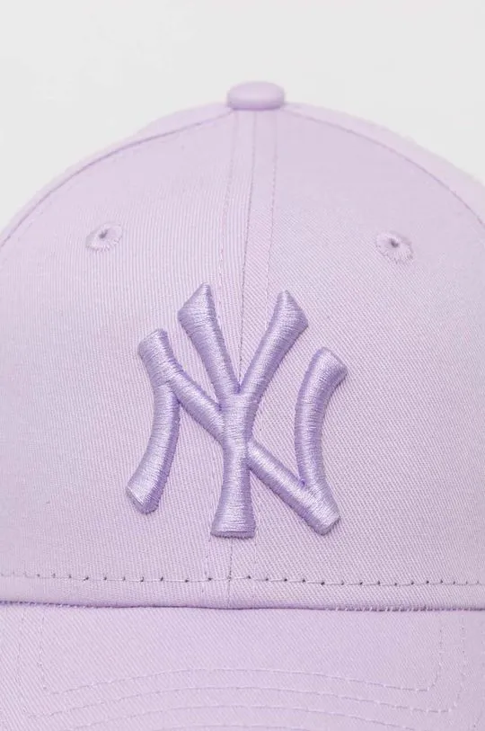 New Era Violet Cotton Baseball Cap New York Yankees