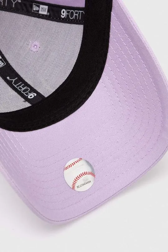 New Era Violet Cotton Baseball Cap New York Yankees