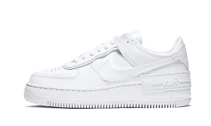 Nike Air Force 1 Shadow All White.