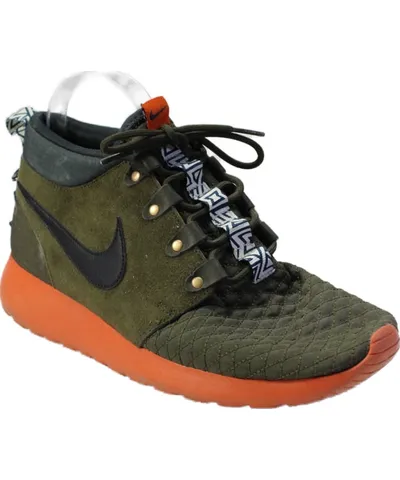 Nike Men's Roshe Round Toe Lace Up High Top Sneakers Boots