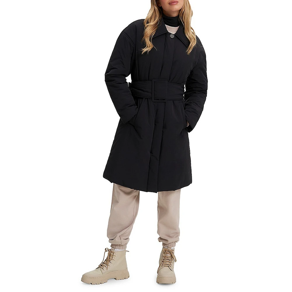 Noize Mercedes Long Puffer Jacket