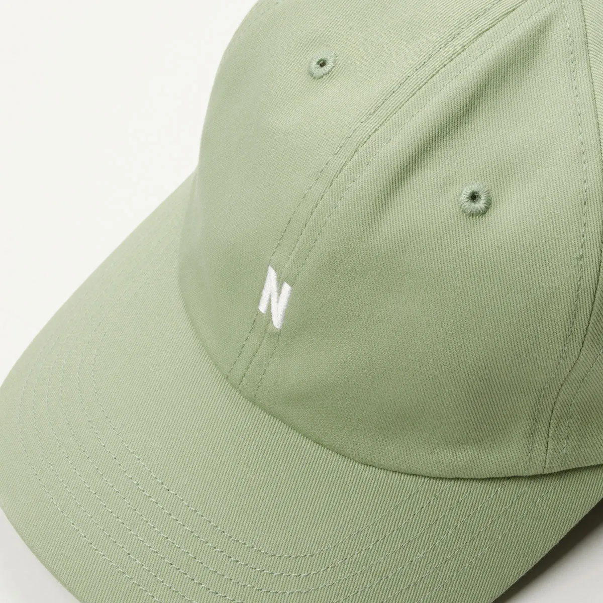 Norse Projects Sunwashed Green Twill Sports Cap