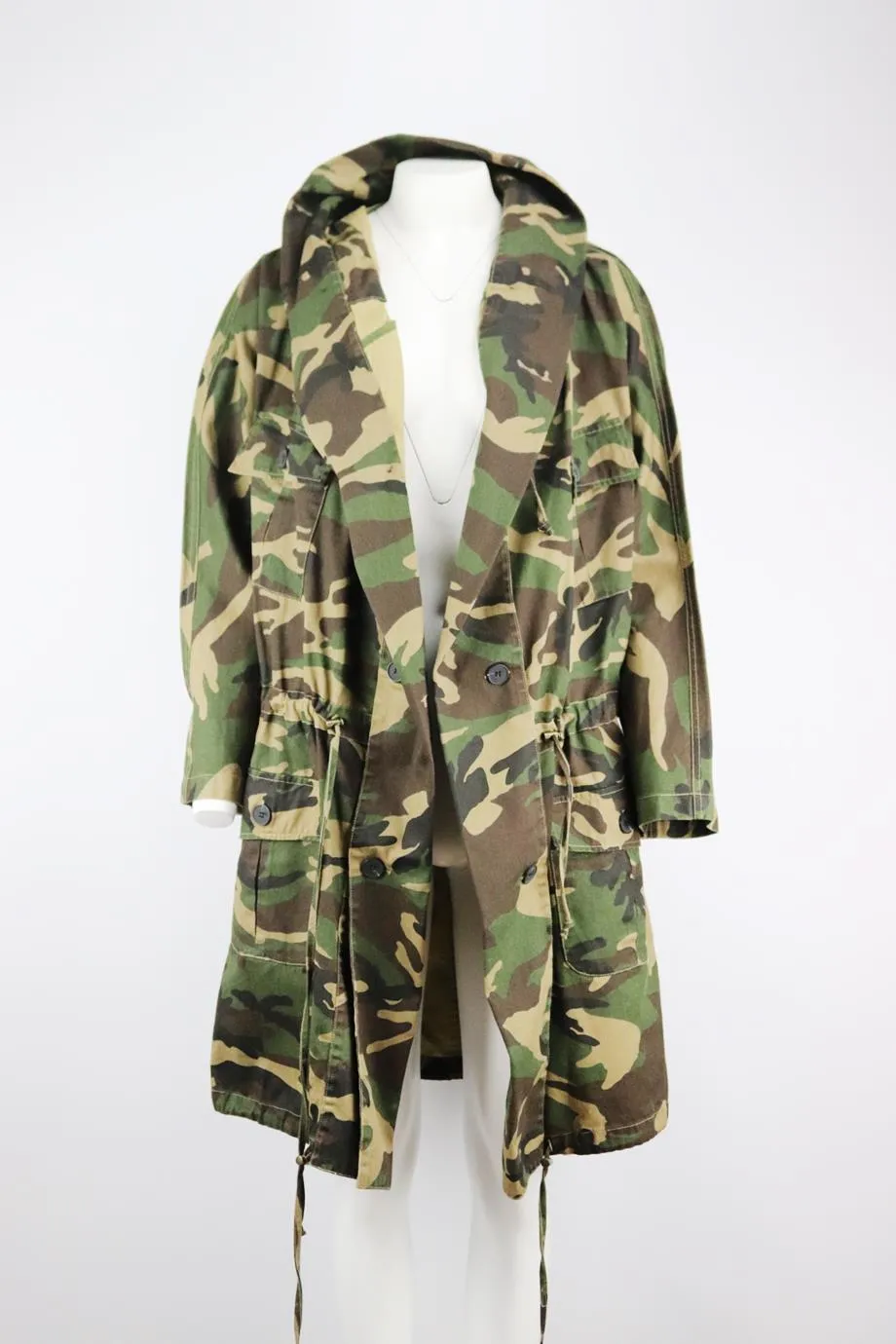 NSF camouflage print cotton coat size medium.