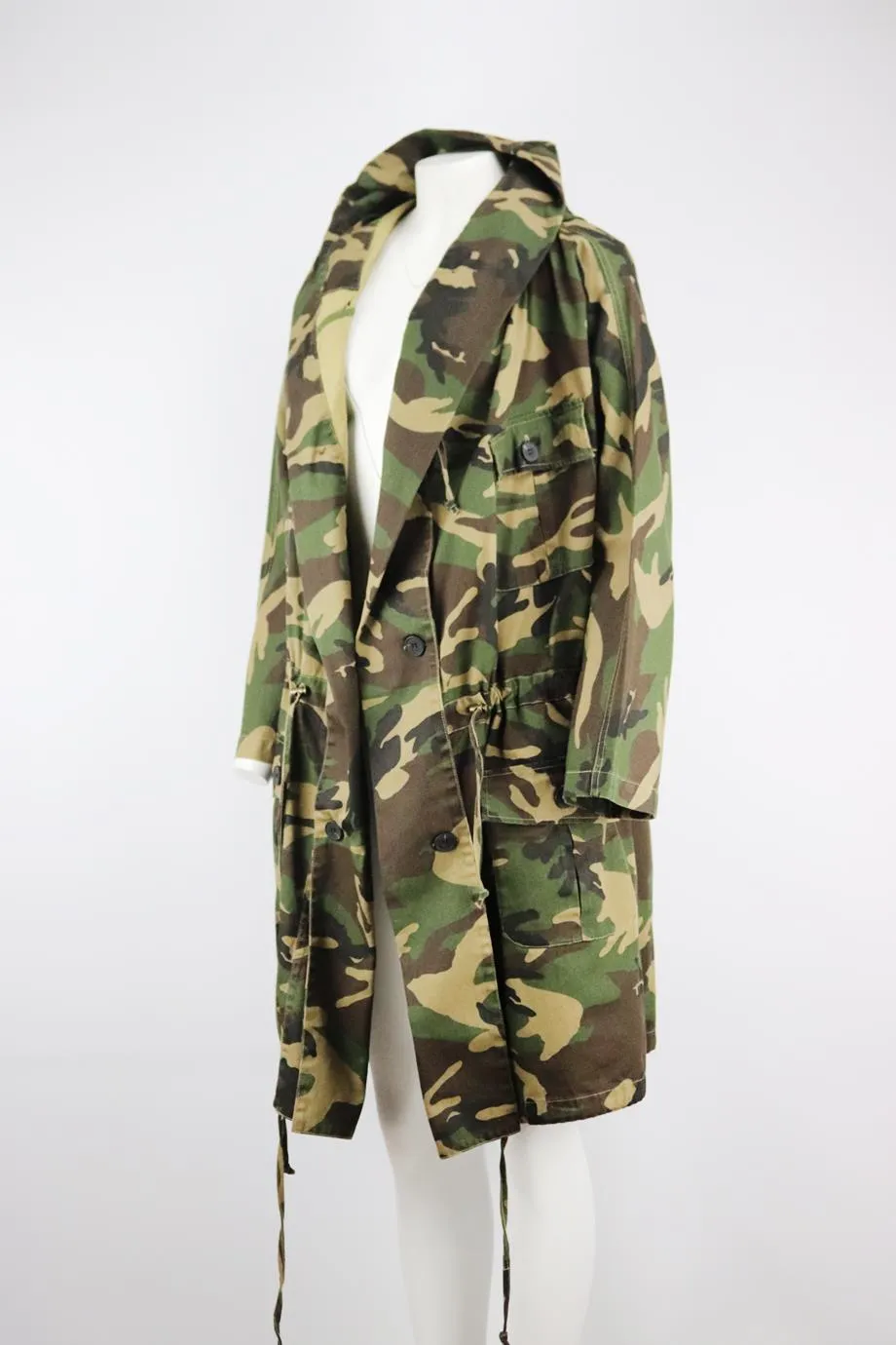 NSF camouflage print cotton coat size medium.