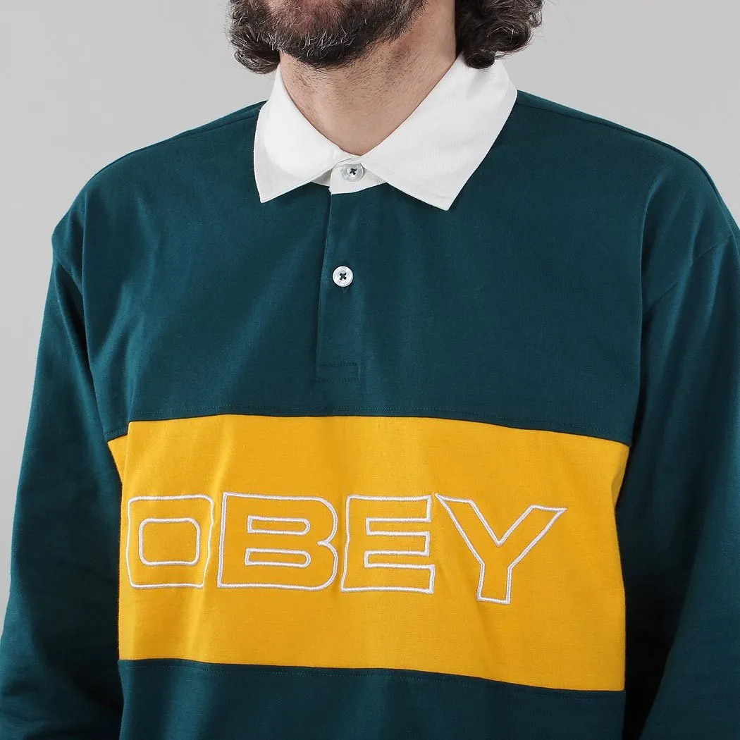 OBEY Ignite Classic Long Sleeve Polo Shirt - Men's Casual Apparel