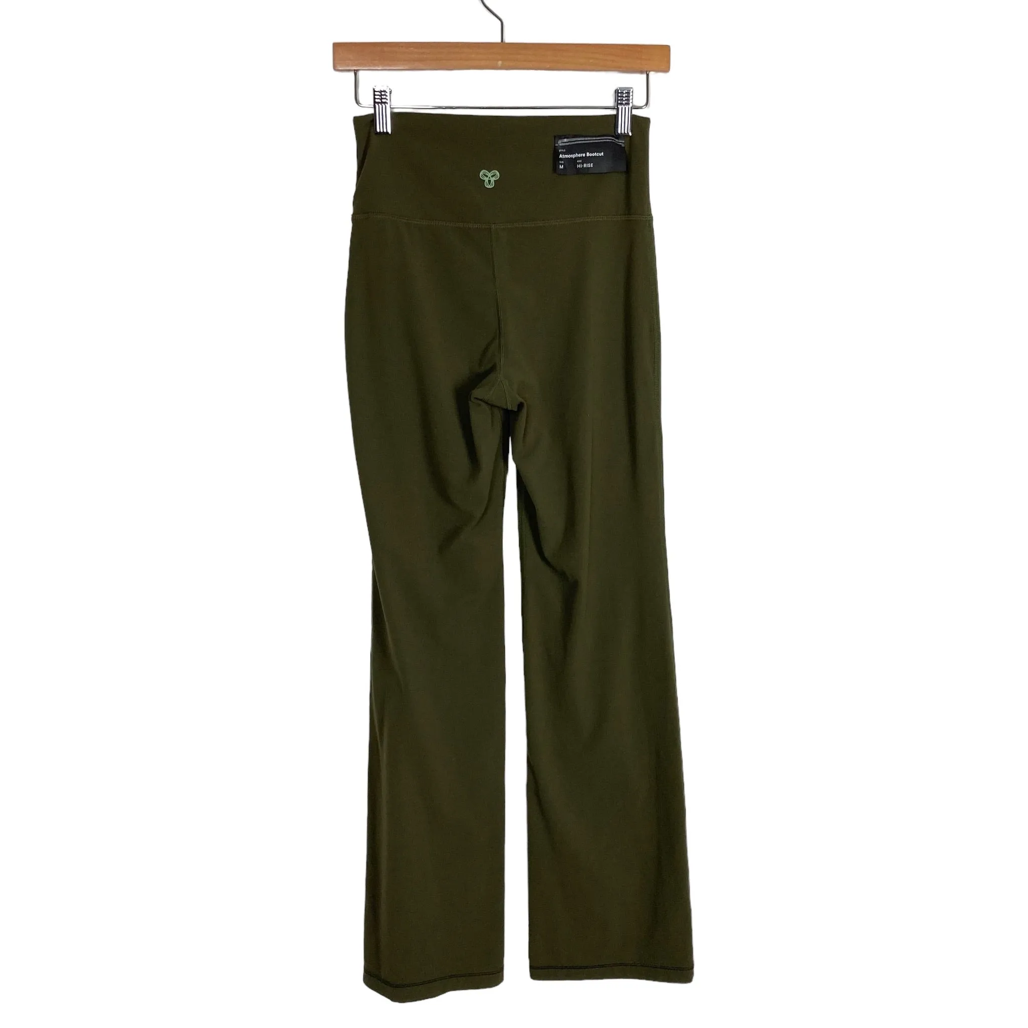 Olive Atmosphere Bootcut Leggings in Size M with a 29-Inch Inseam