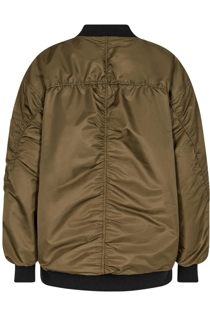 Olive Bomber Jacket from Copenhagen Muse - Shop Now.