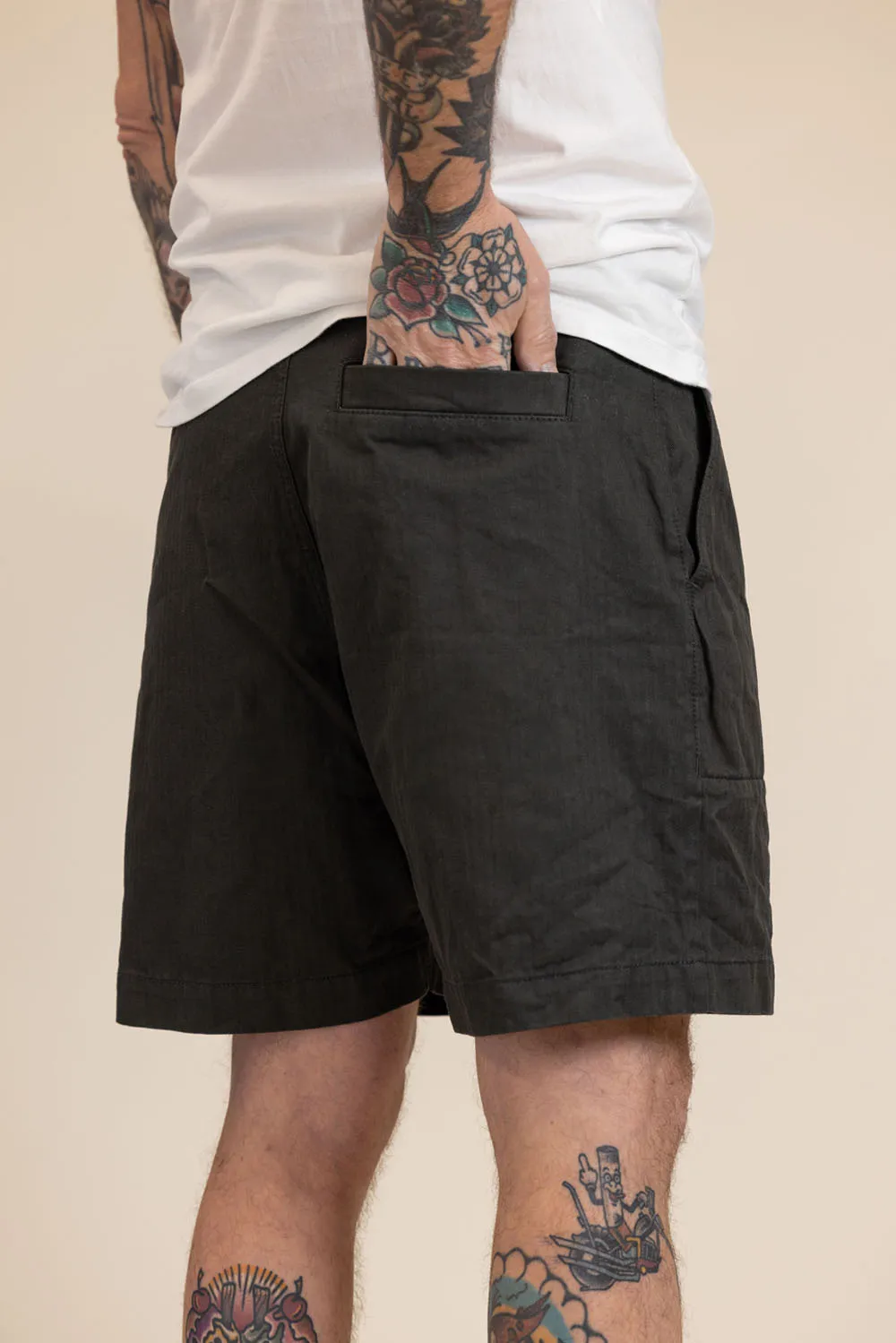 Olive Fatigue Shorts