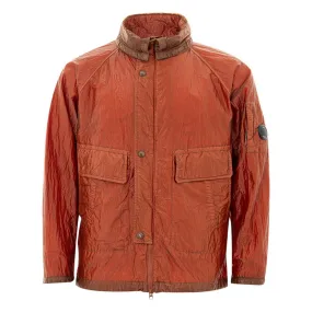 Orange High-Performance Nylon Jacket