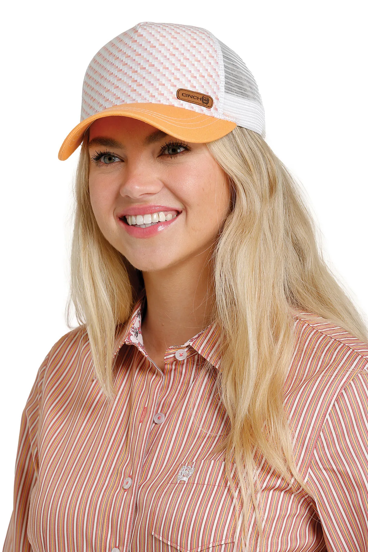 Orange Women's Trucker Cap - Cinch