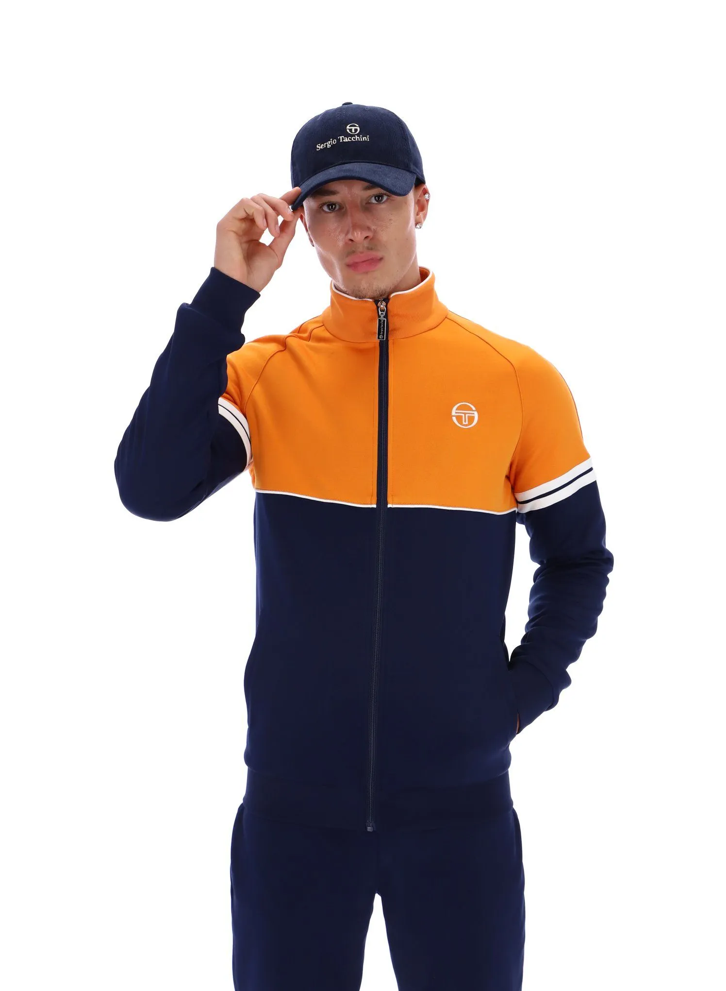 Orion Track Jacket Marmalade Maritime