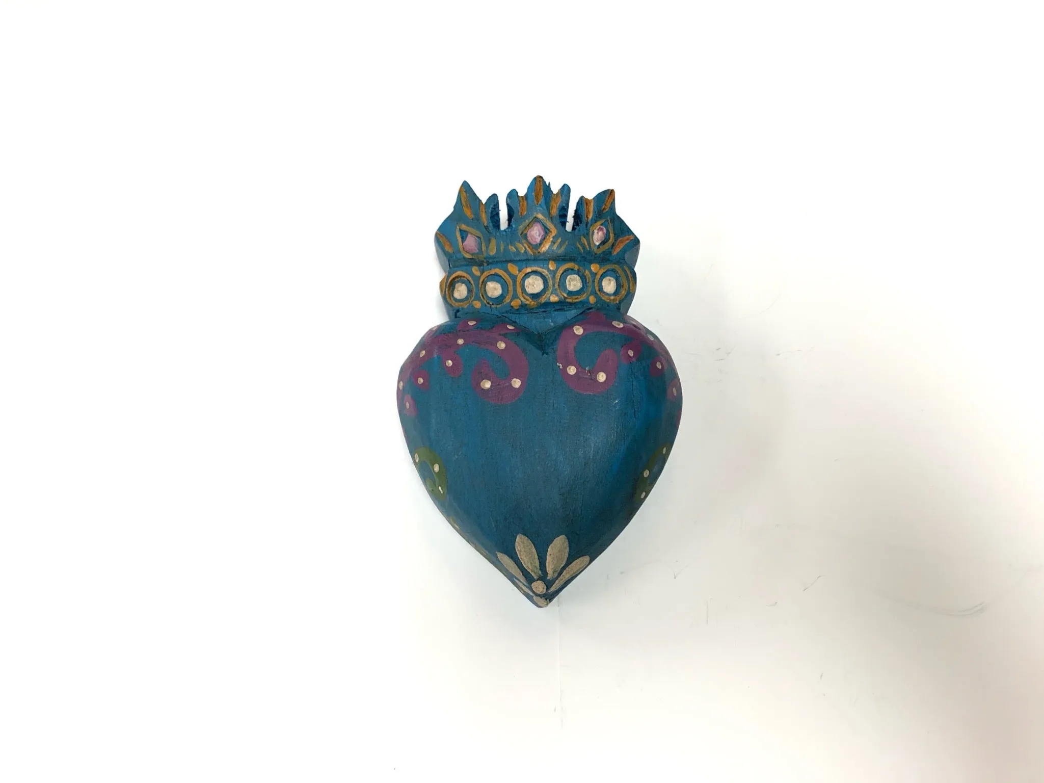 Painted Wooden Hearts