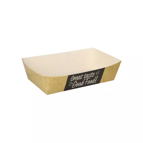 Papstar Pure French Fries Trays 3.5 cm x 7 cm x 12 cm Good Food Medium