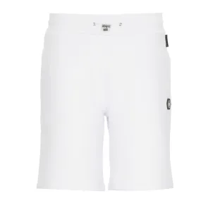 Philipp Plein Jogging Shorts With Iconic Logo Patch