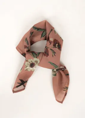 Pink Floral Chelsea Hair Scarf