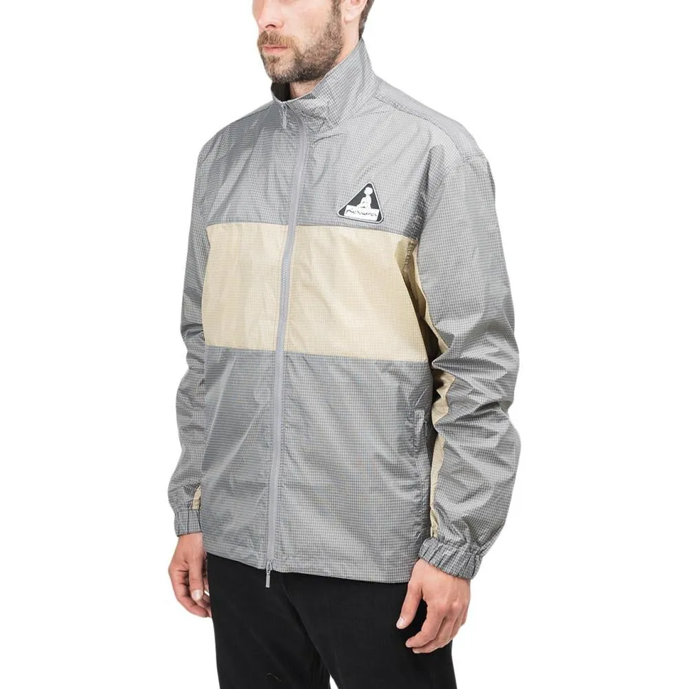 Pleasures Brick Tech Track Jacket Grey Beige