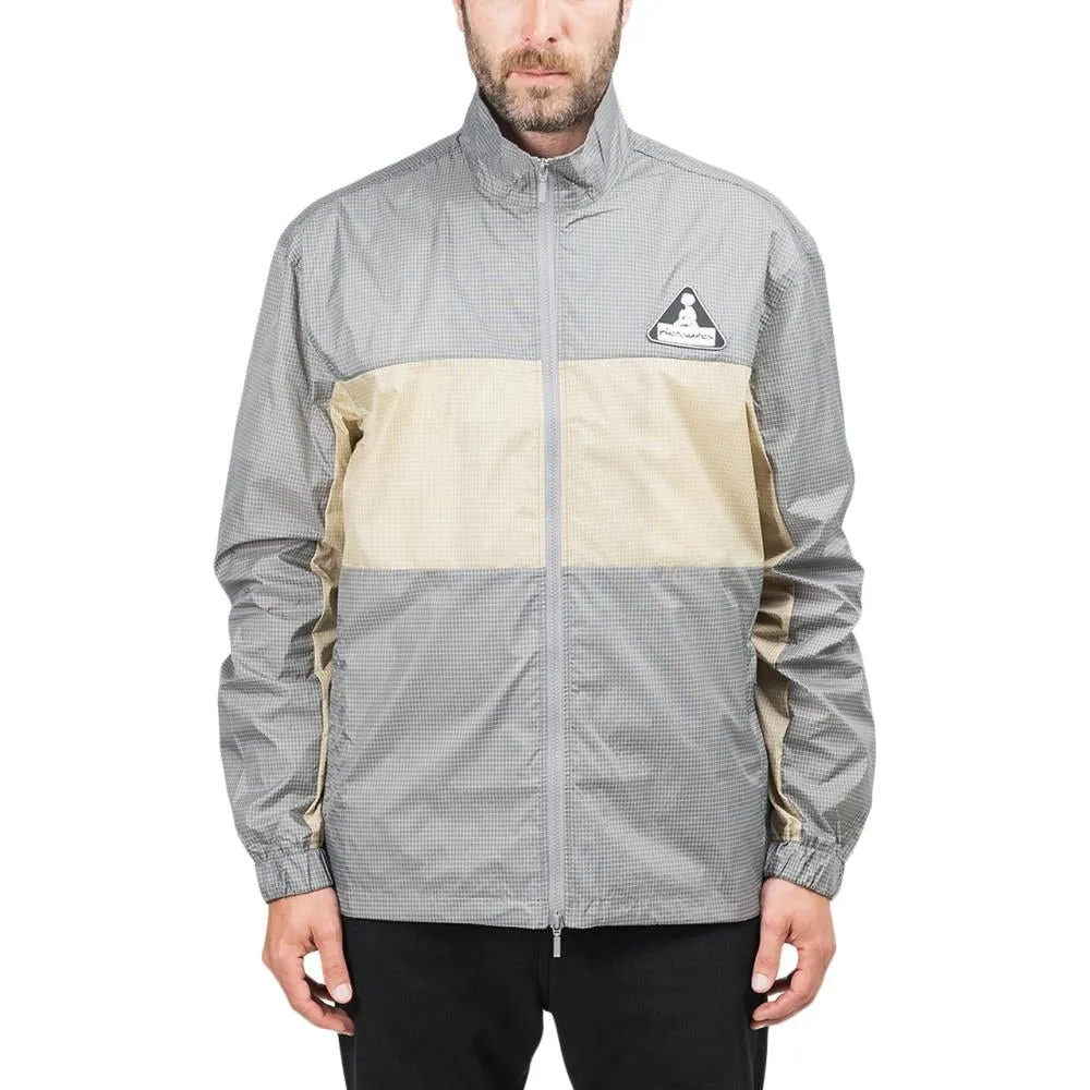 Pleasures Brick Tech Track Jacket Grey Beige