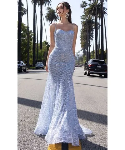 Sequin Mermaid Prom Dress by Portia and Scarlett PS25154