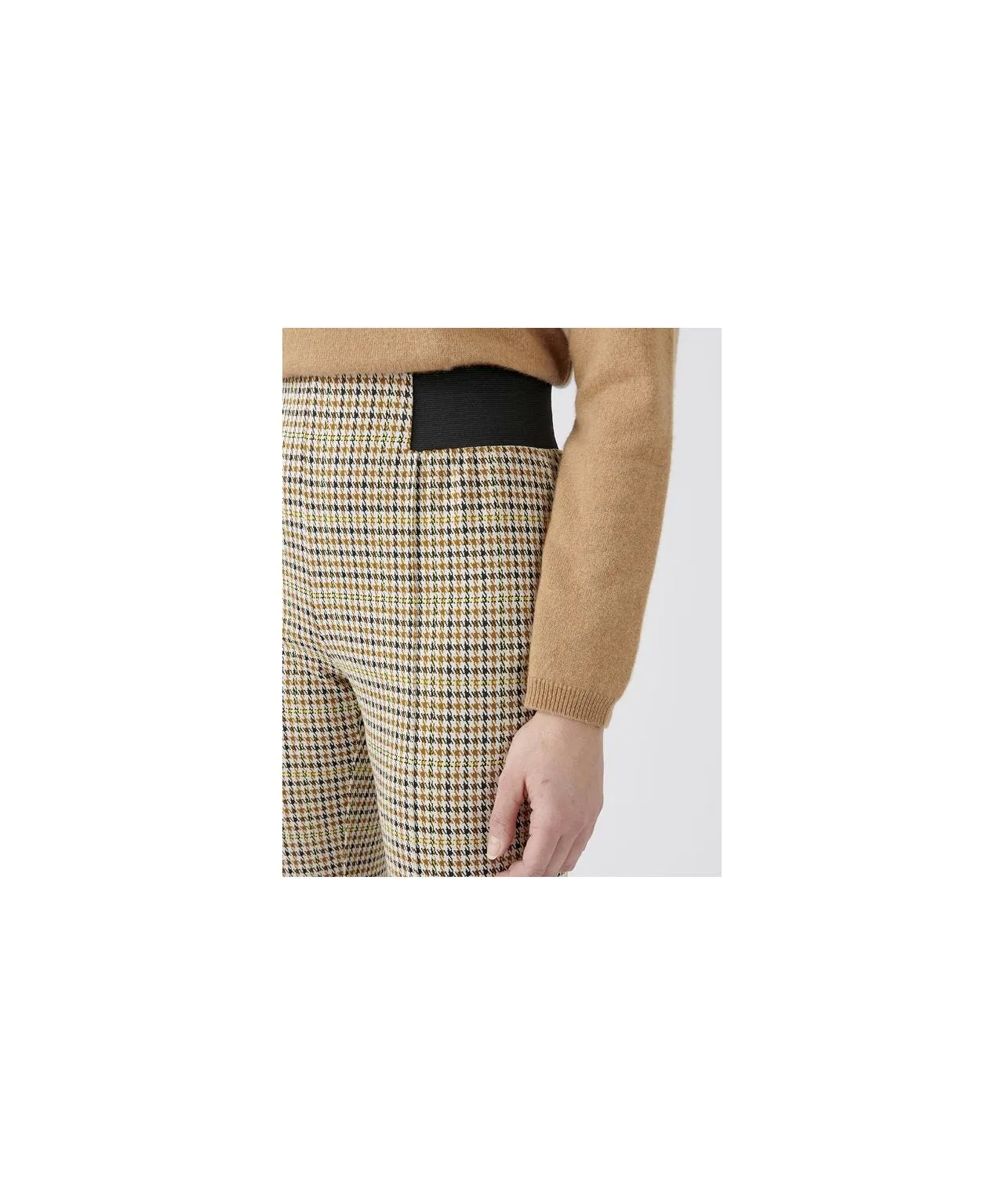 Knitted Trousers with Pull-on Design