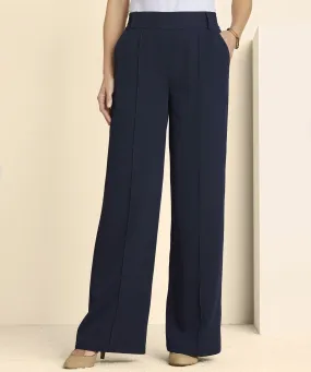 Wide-leg Pull-on Trousers