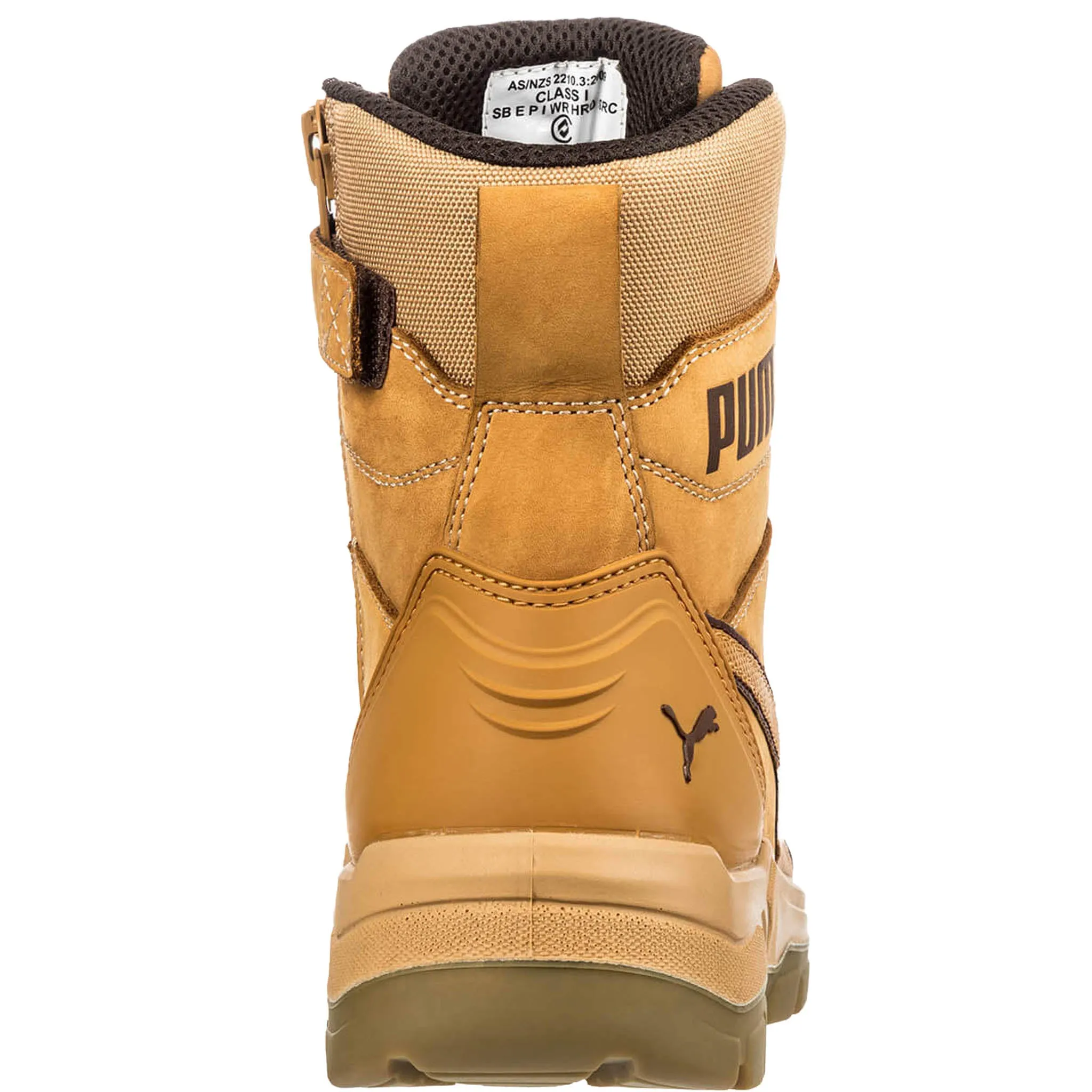 Puma Women's Work Boots - 630565 Conquest 7 Zip EH WP Wheat