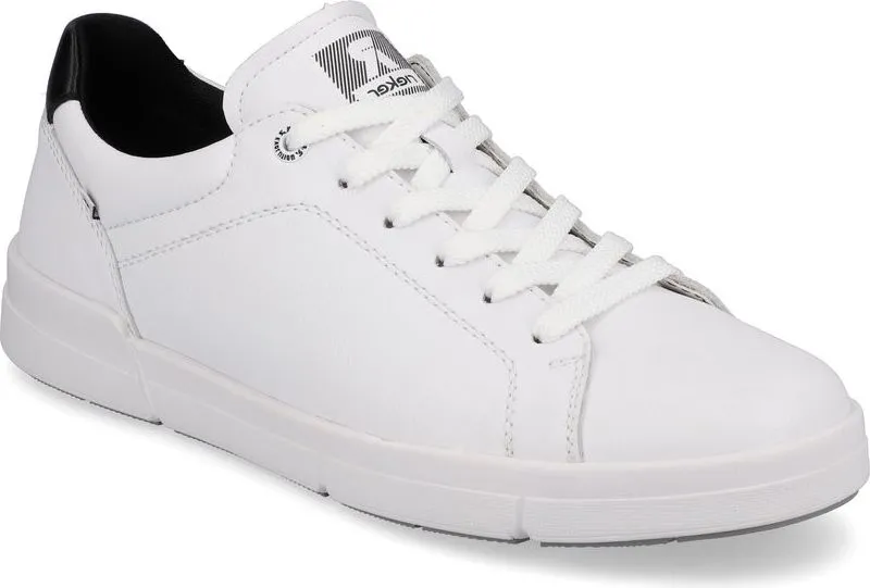 Rieker White Lace Up Trainers