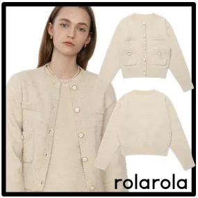 Casual Street Style Logo Cardigans - Rolarola