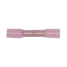 Sealey RTSB50 Heat Shrink Butt Connector Terminal Ø4.8mm Red Pack of 50