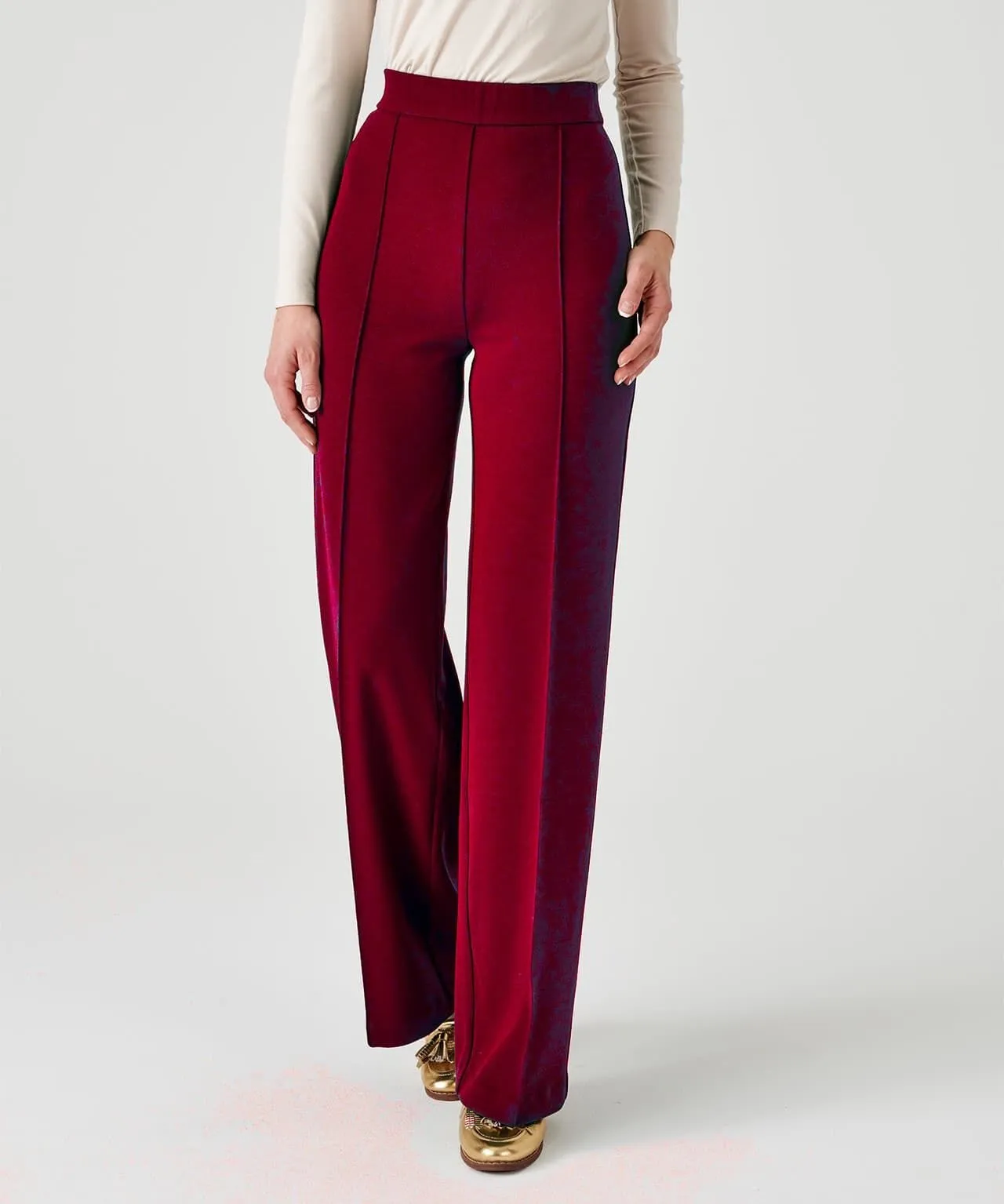 Secret Wide-Leg Comfort Fit Trousers